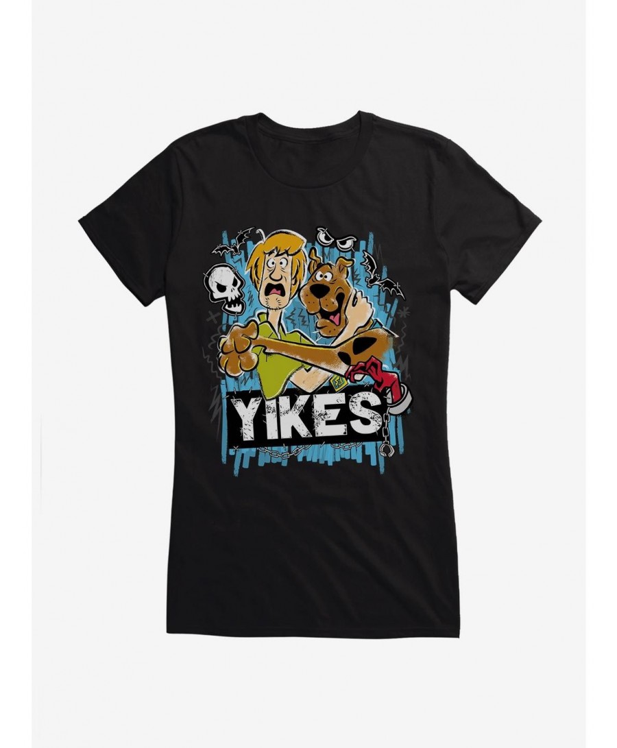 Best Deal Scooby-Doo Yikes With Shaggy Girls Girls T-Shirt $9.36 T-Shirts