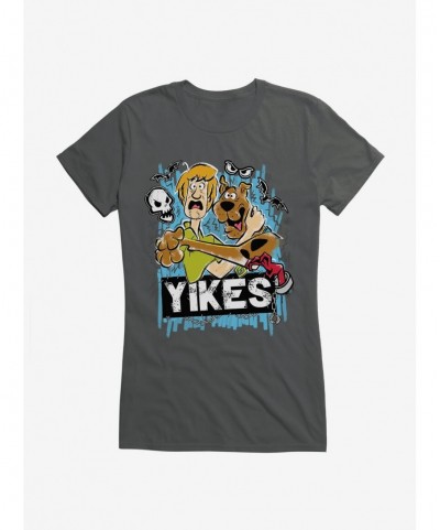 Best Deal Scooby-Doo Yikes With Shaggy Girls Girls T-Shirt $9.36 T-Shirts