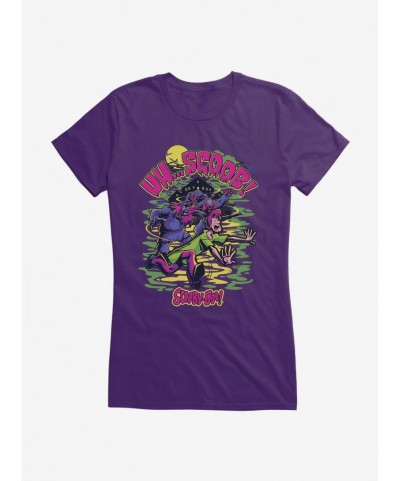 Clearance Scooby-Doo Uh?Scoob! Shaggy On The Run Girls T-Shirt $7.57 T-Shirts