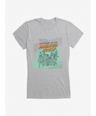 Hot Sale Scooby-Doo Halloween Scooby And The Gang Mysteries Of The Haunted House Girls T-Shirt $8.57 T-Shirts