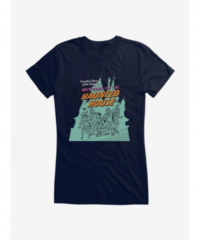 Hot Sale Scooby-Doo Halloween Scooby And The Gang Mysteries Of The Haunted House Girls T-Shirt $8.57 T-Shirts