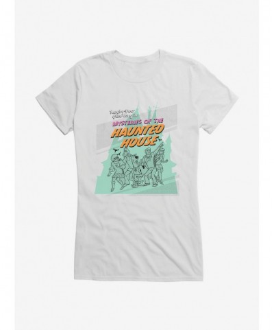 Hot Sale Scooby-Doo Halloween Scooby And The Gang Mysteries Of The Haunted House Girls T-Shirt $8.57 T-Shirts