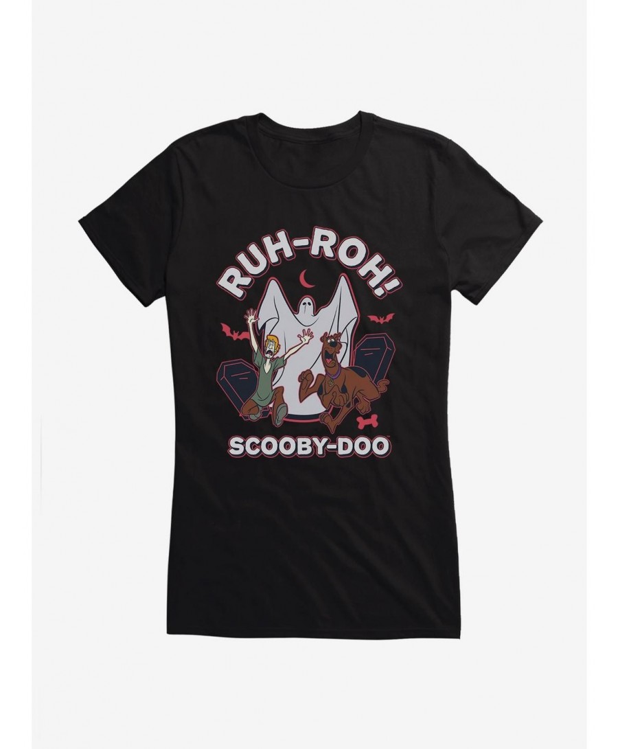 Limited Time Special Scooby-Doo Ruh-Roh Ghost Girls T-Shirt $7.97 T-Shirts