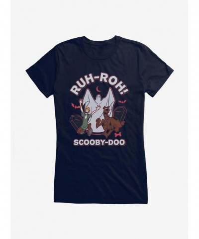 Limited Time Special Scooby-Doo Ruh-Roh Ghost Girls T-Shirt $7.97 T-Shirts