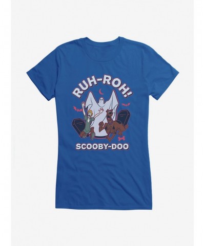 Limited Time Special Scooby-Doo Ruh-Roh Ghost Girls T-Shirt $7.97 T-Shirts