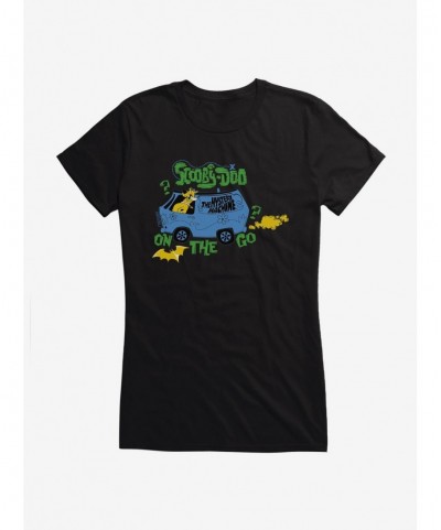 Discount Sale Scooby-Doo On The Go Retro Mystery Machine Girls T-Shirt $8.76 T-Shirts