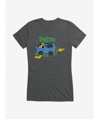 Discount Sale Scooby-Doo On The Go Retro Mystery Machine Girls T-Shirt $8.76 T-Shirts