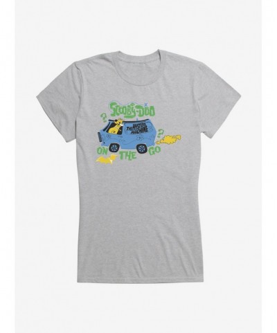 Discount Sale Scooby-Doo On The Go Retro Mystery Machine Girls T-Shirt $8.76 T-Shirts