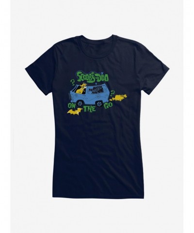 Discount Sale Scooby-Doo On The Go Retro Mystery Machine Girls T-Shirt $8.76 T-Shirts