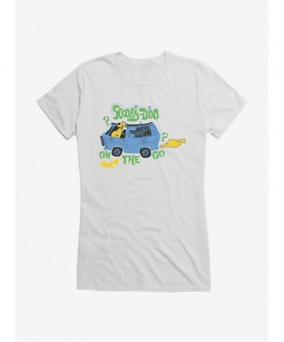 Discount Sale Scooby-Doo On The Go Retro Mystery Machine Girls T-Shirt $8.76 T-Shirts