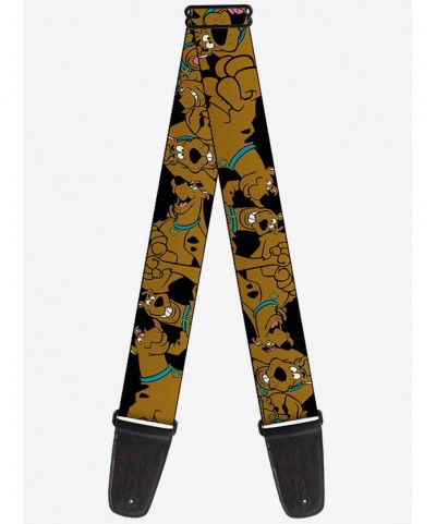 Crazy Deals Scooby-Doo Stacked Close Up Guitar Strap $10.71 Guitar Straps