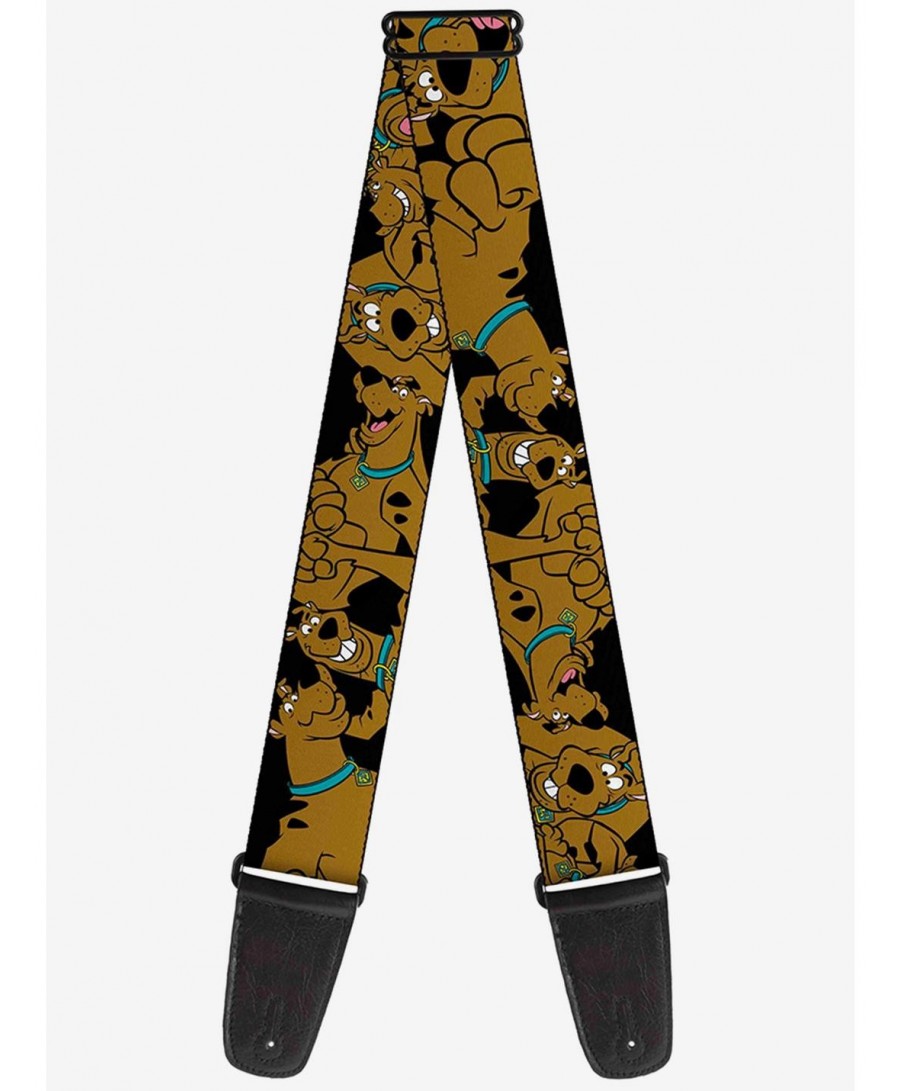 Crazy Deals Scooby-Doo Stacked Close Up Guitar Strap $10.71 Guitar Straps