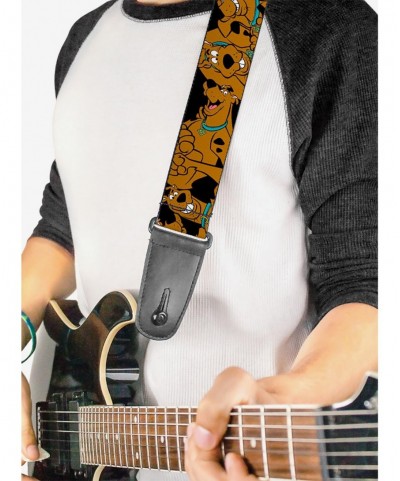 Crazy Deals Scooby-Doo Stacked Close Up Guitar Strap $10.71 Guitar Straps